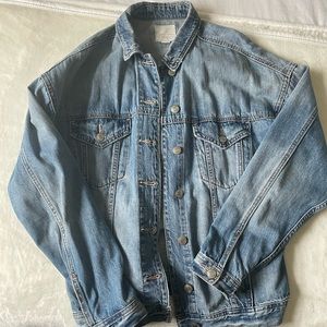 Oversized denim jacket